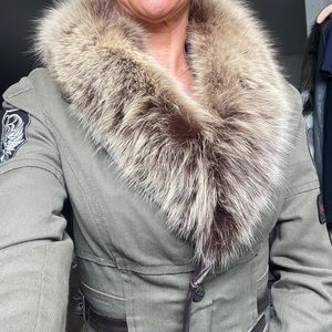 Rock & Republic military fitted denim jacket